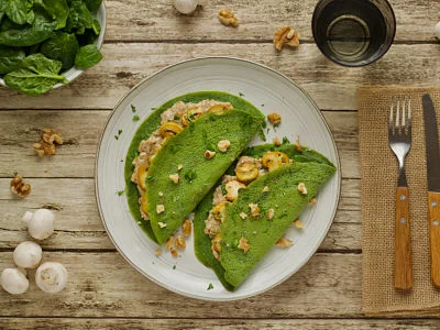 Recipe kit Spinach crepes